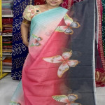Linen  Cotton saree-LCS07