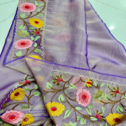 Coctail Tissue Organza Sarees - CTOS02