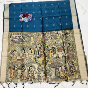 Madhu Bani Tusser Sarees-MBTS01