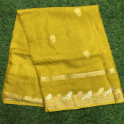 Weavers Offer Mysore Crepe Saree-MYSC35