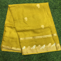 Weavers Offer Mysore Crepe Saree-MYSC35
