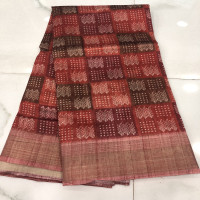 Semi Tusser Sarees STS-02