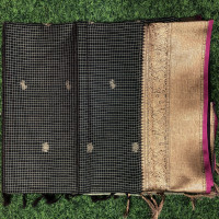 Clearance Sale Vintage Checks Saree-VCS01