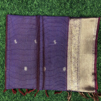 Clearance Sale Vintage Checks Saree-VCS02
