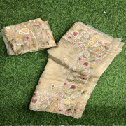 Glass Tissue Cocktail Designer Saree-GTDS03