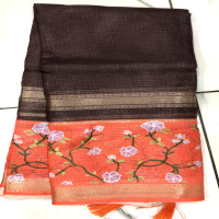 Silk Kota Tanjore Paint Sarees - SKTPS05