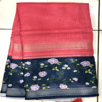 Silk Kota Tanjore Paint Sarees - SKTPS07