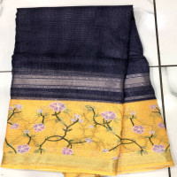 Silk Kota Tanjore Paint Sarees - SKTPS08