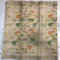 Weaving Mistake Chanderi checks Saree-WMCS01