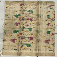 Weaving Mistake Chanderi checks Saree-WMCS05