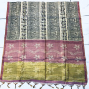 Tissue Kalamkari saree-TKS01