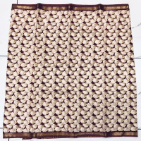 Viscose Muslin saree-VMS02