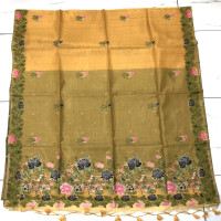 Tissue Chanderi Saree-TCS01