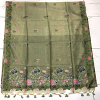 Tissue Chanderi Saree-TCS02