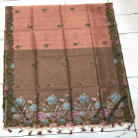 Tissue Chanderi Saree-TCS04