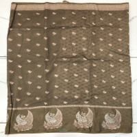Chanderi Tusser Saree-CTS03