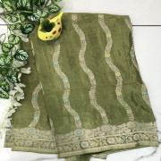Benaras Chinon Crepes Sarees-BCHS02
