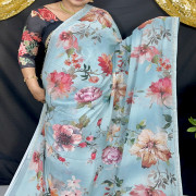 Design Georgette Sarees-DGS01