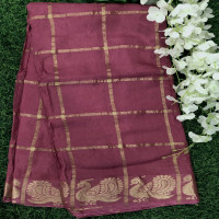 Gatchola Checks Sarees-GCS03