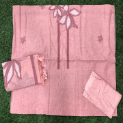 Linen Jamdhani Dresses-LJD04