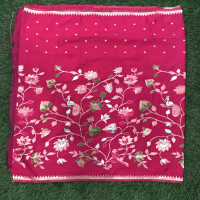 Budget Friendly Khadi Georgette Sarees-BFS11