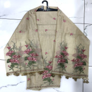Linen Jamdhani Material - LJM01