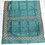 Pure Tusser Katch Work Sarees-PTKW03