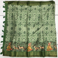 Semi Tusser Sarees-STS45