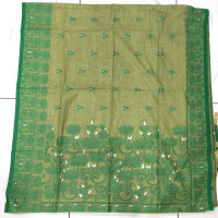 Linen Jamdhani Sarees-LJS07