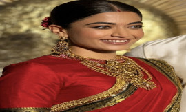 Rashmika  mandanna Mysore Silk saree