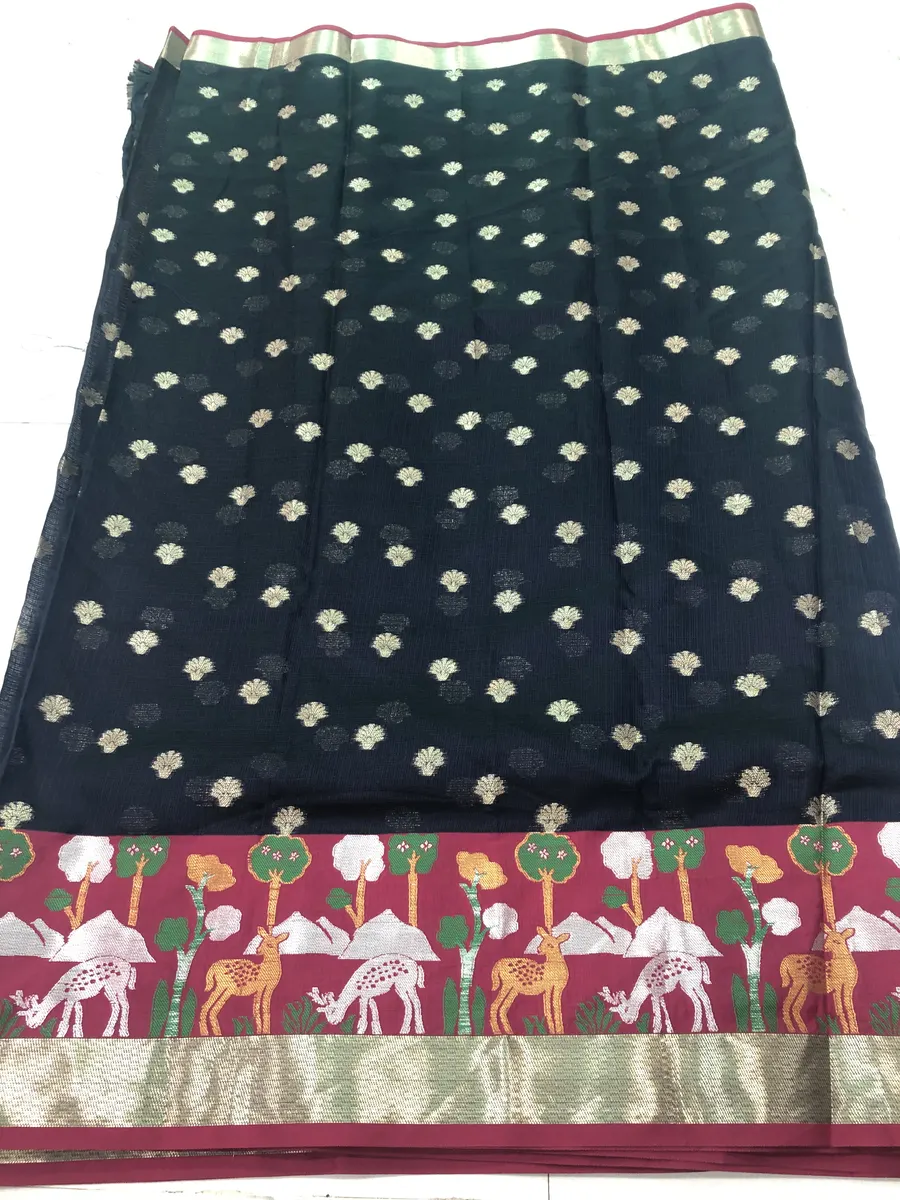 Weaving Mistake Silk Kota Saree