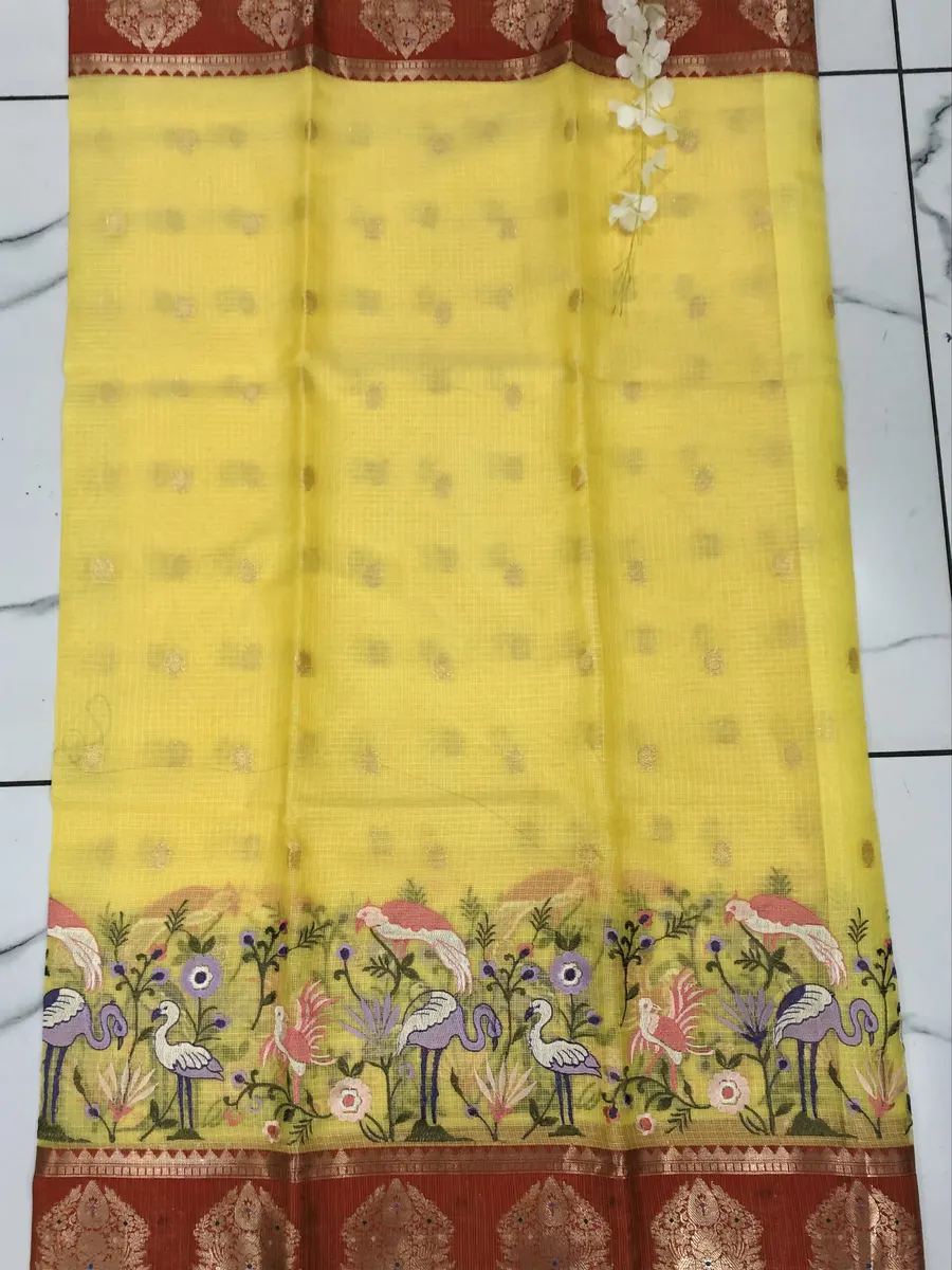 Silk Kota Work Sarees