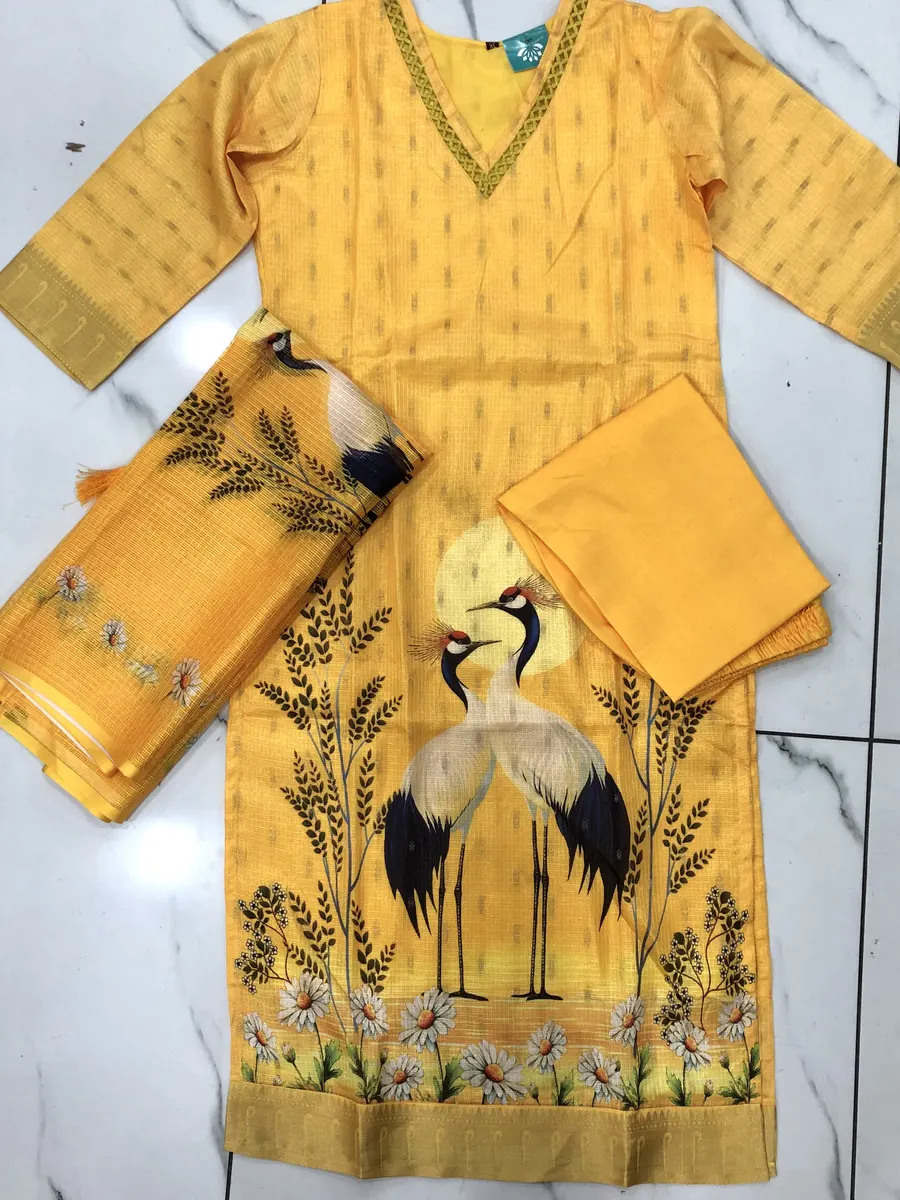 Weavers offer silk kota dress Size-M