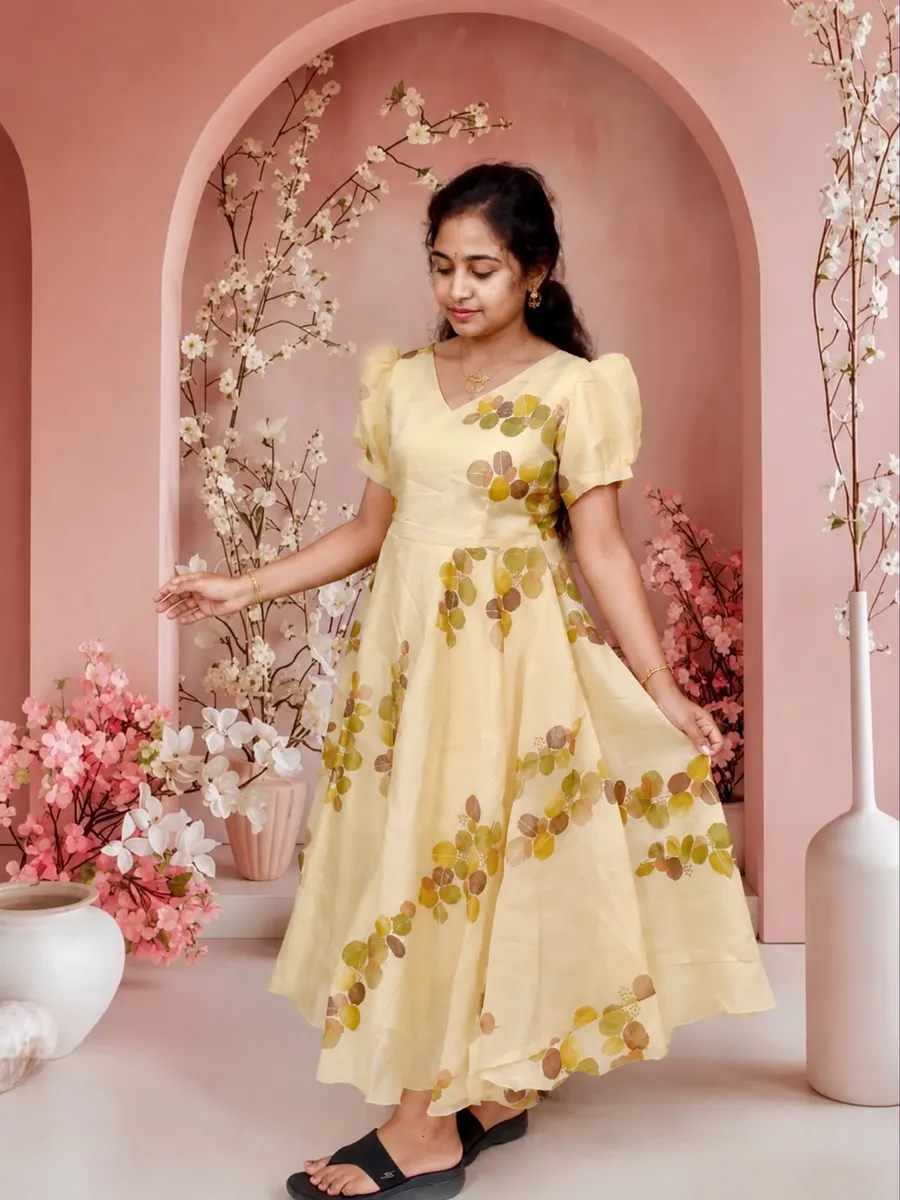 Organza Frocks,Size-L
