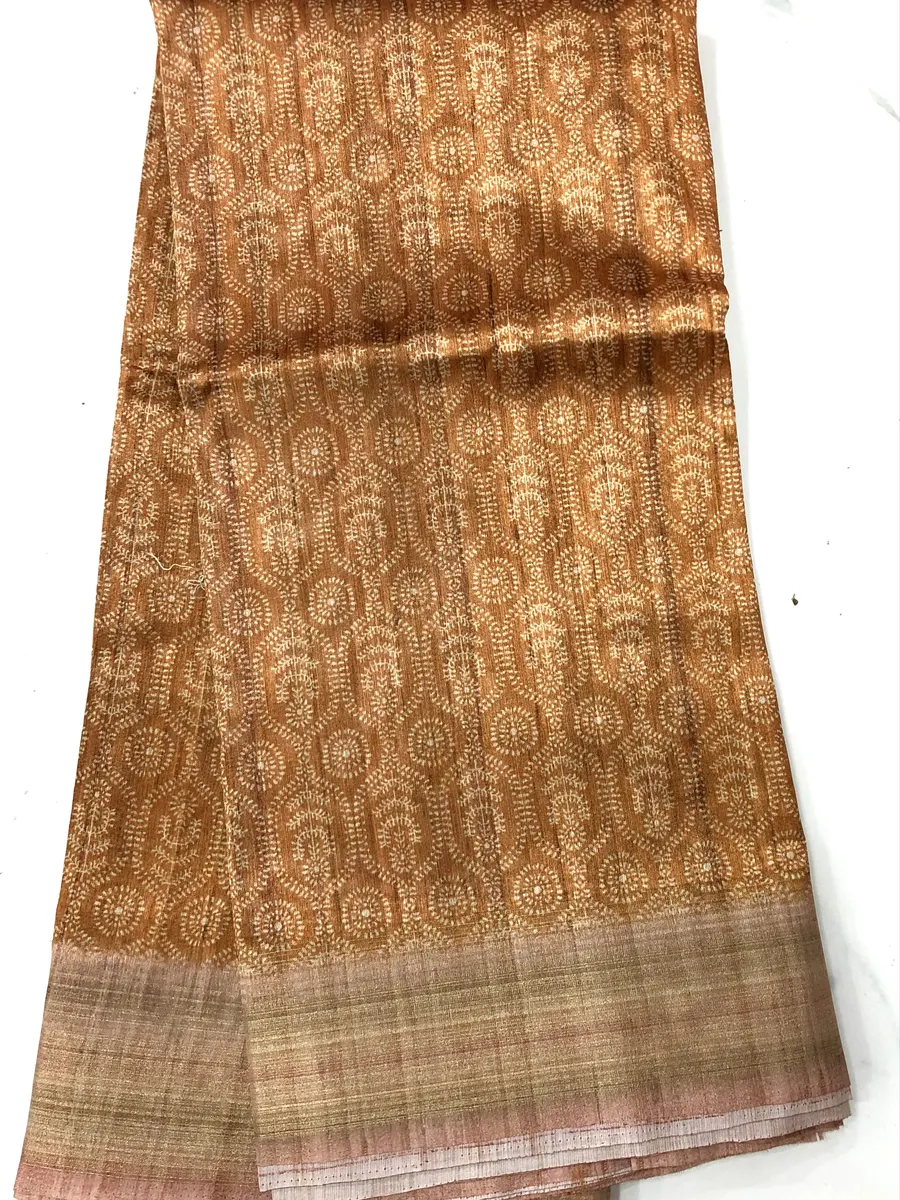 Clearance Sale Tusser Saree