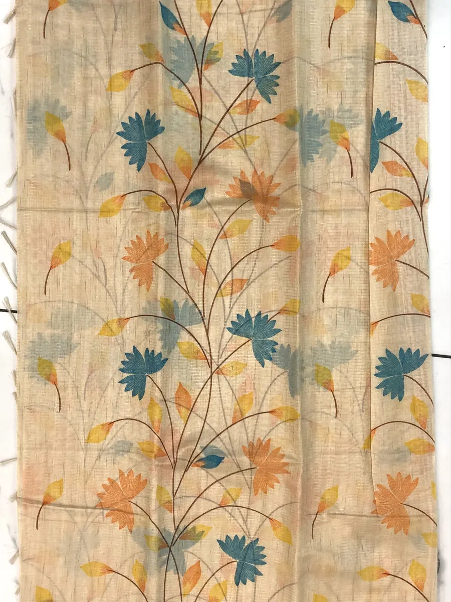 Weaving Mistake Chanderi checks Saree