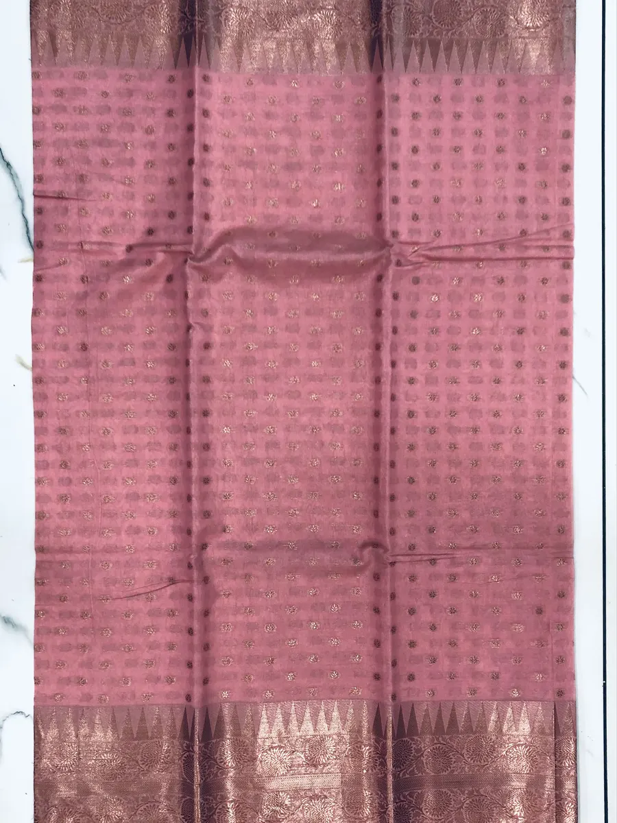 Lotus Cotton Saree