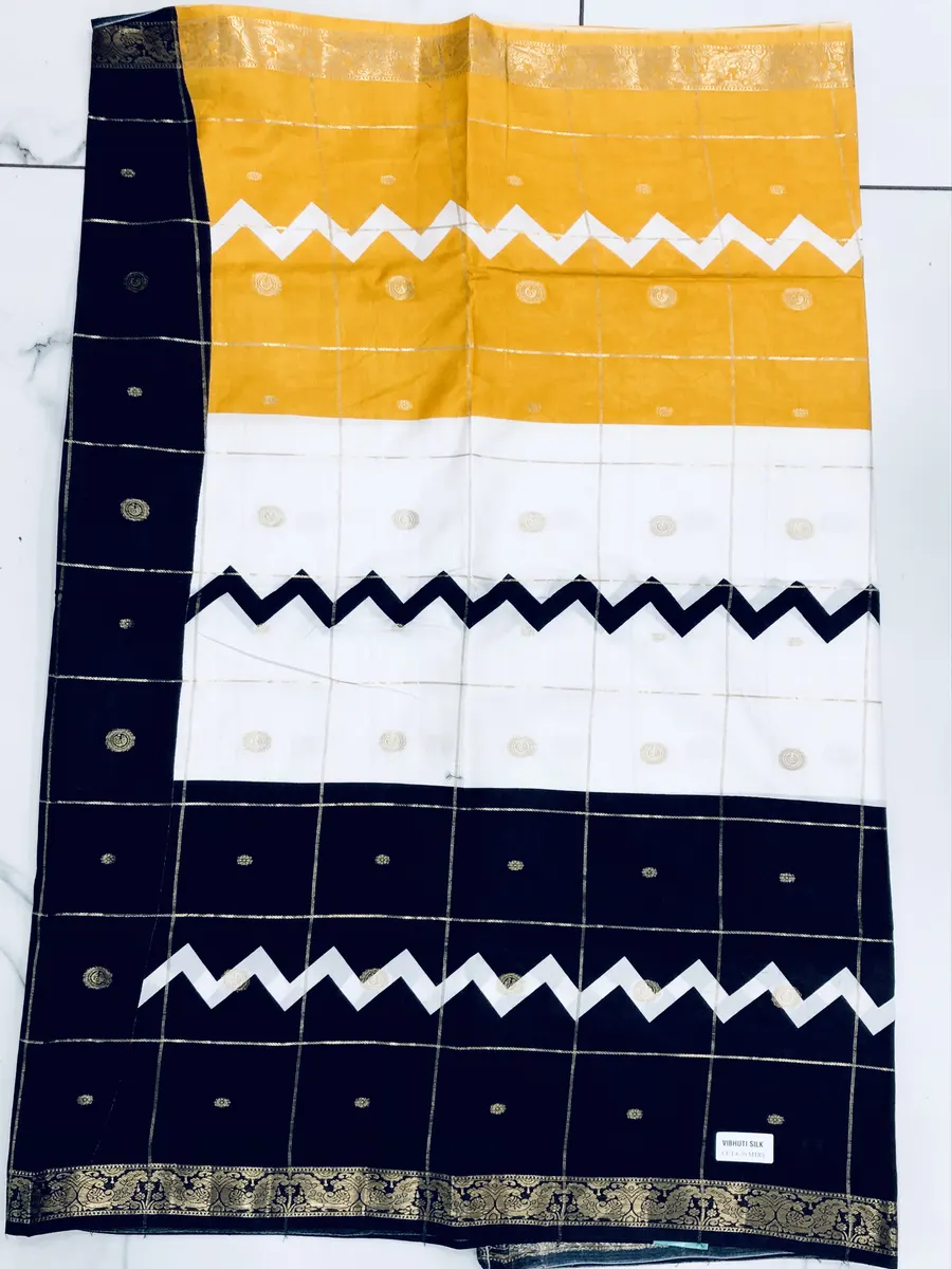 Semi Mysore Crepes Saree