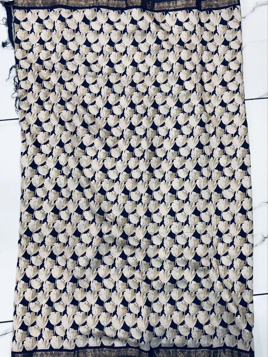 Viscose Muslin saree