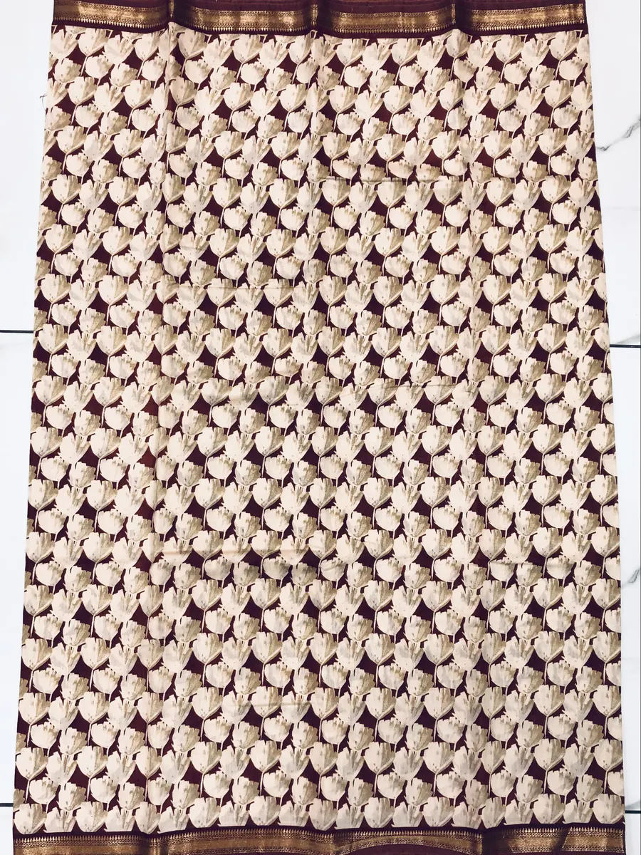 Viscose Muslin saree