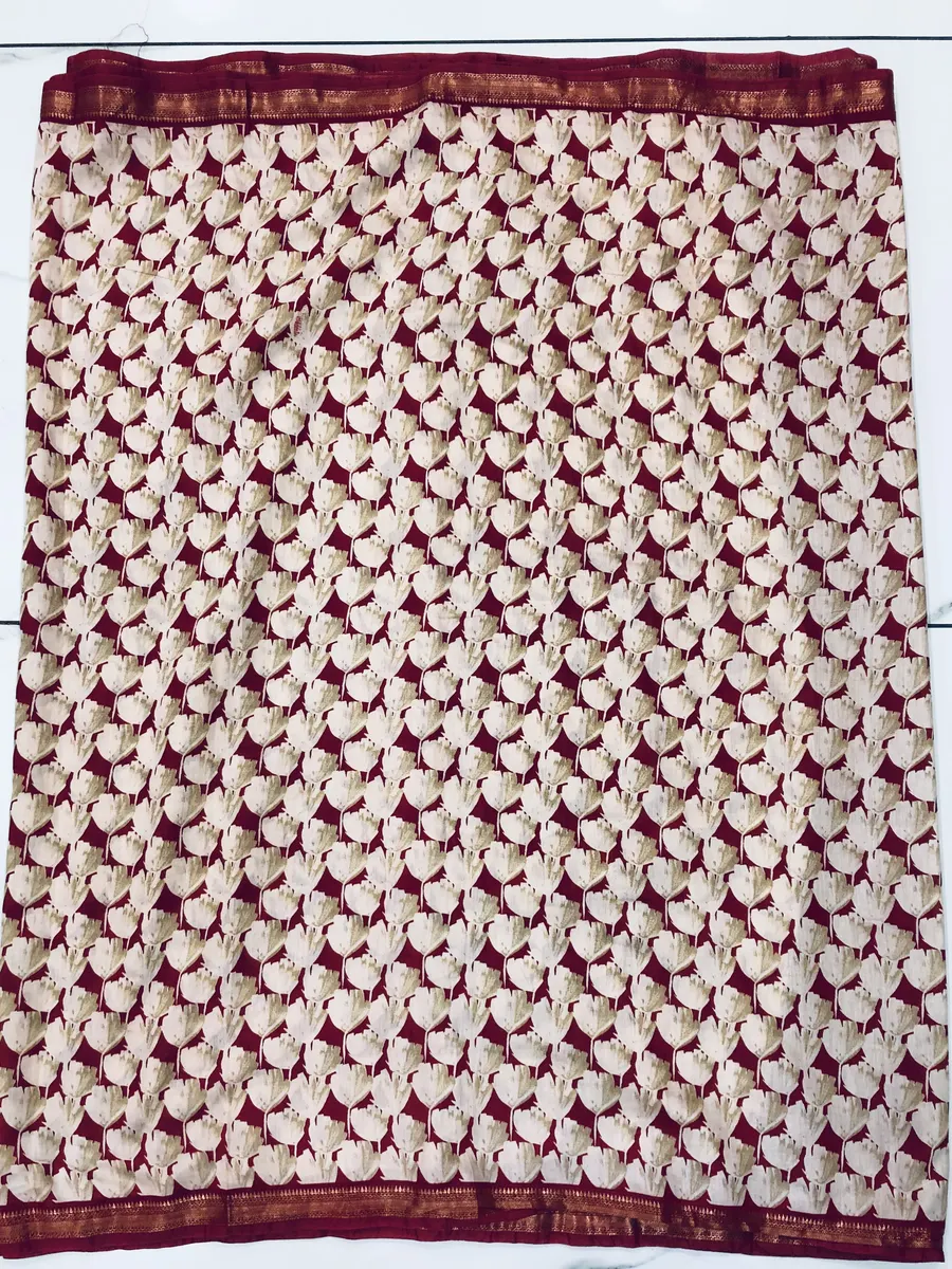 Viscose Muslin saree