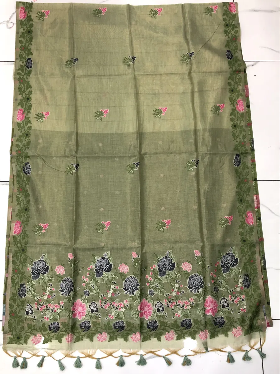 Tissue Chanderi Saree