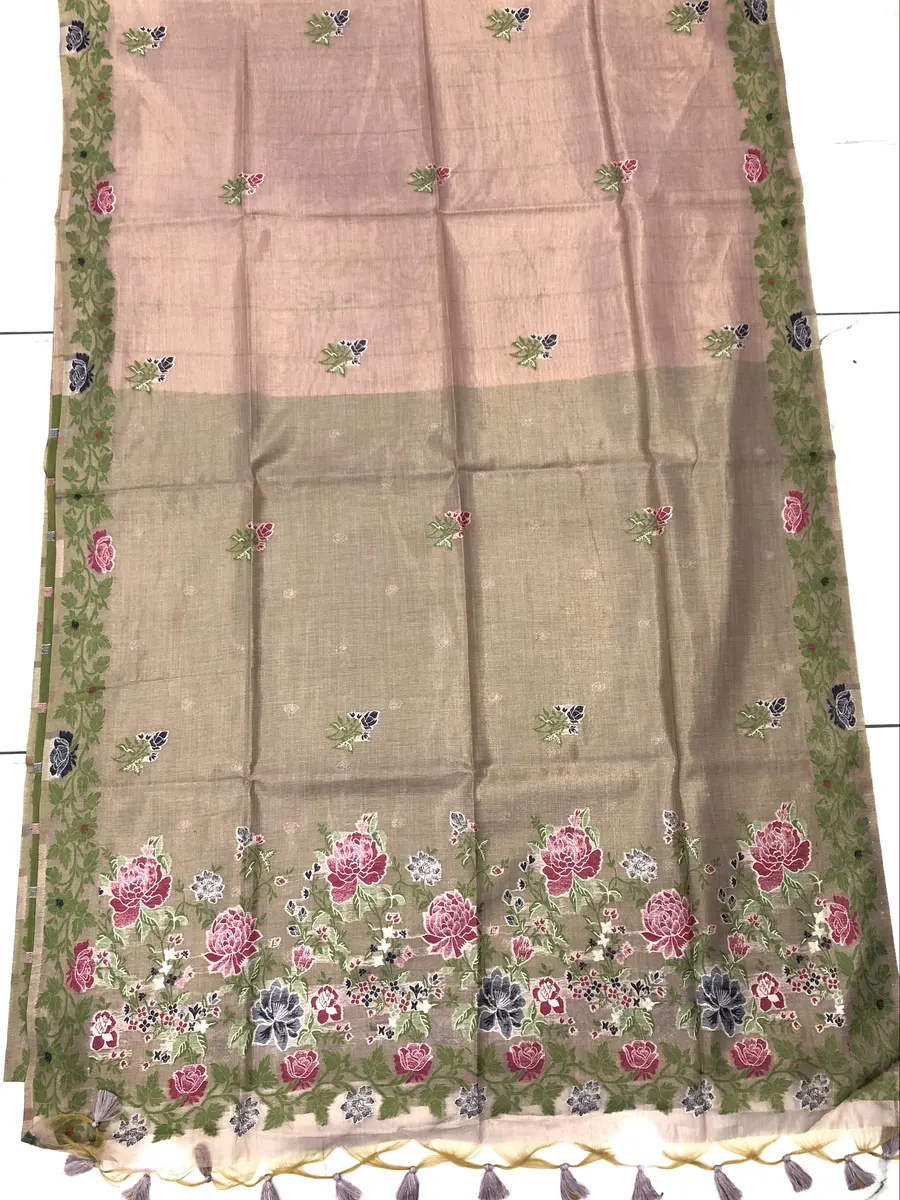 Tissue Chanderi Saree