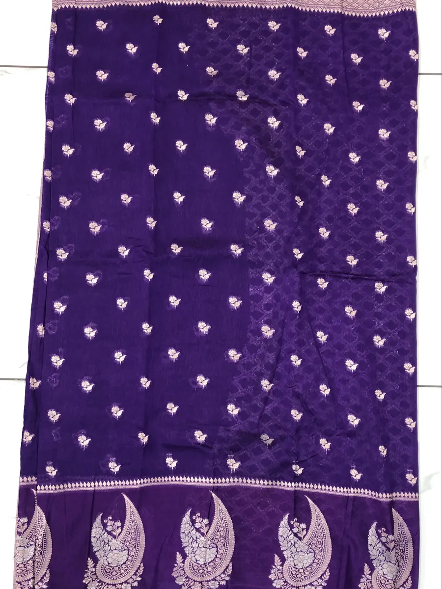 Chanderi Tusser Saree