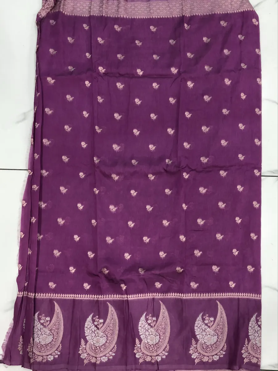 Chanderi Tusser Saree