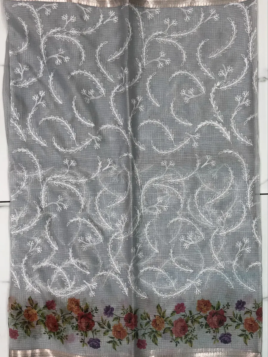 Silk Kota Work Sarees