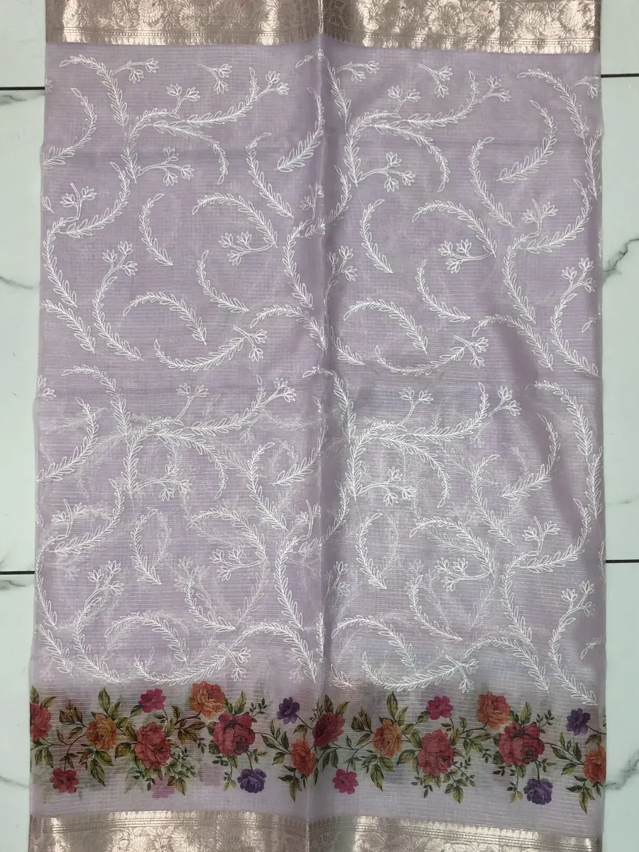 Silk Kota Work Sarees