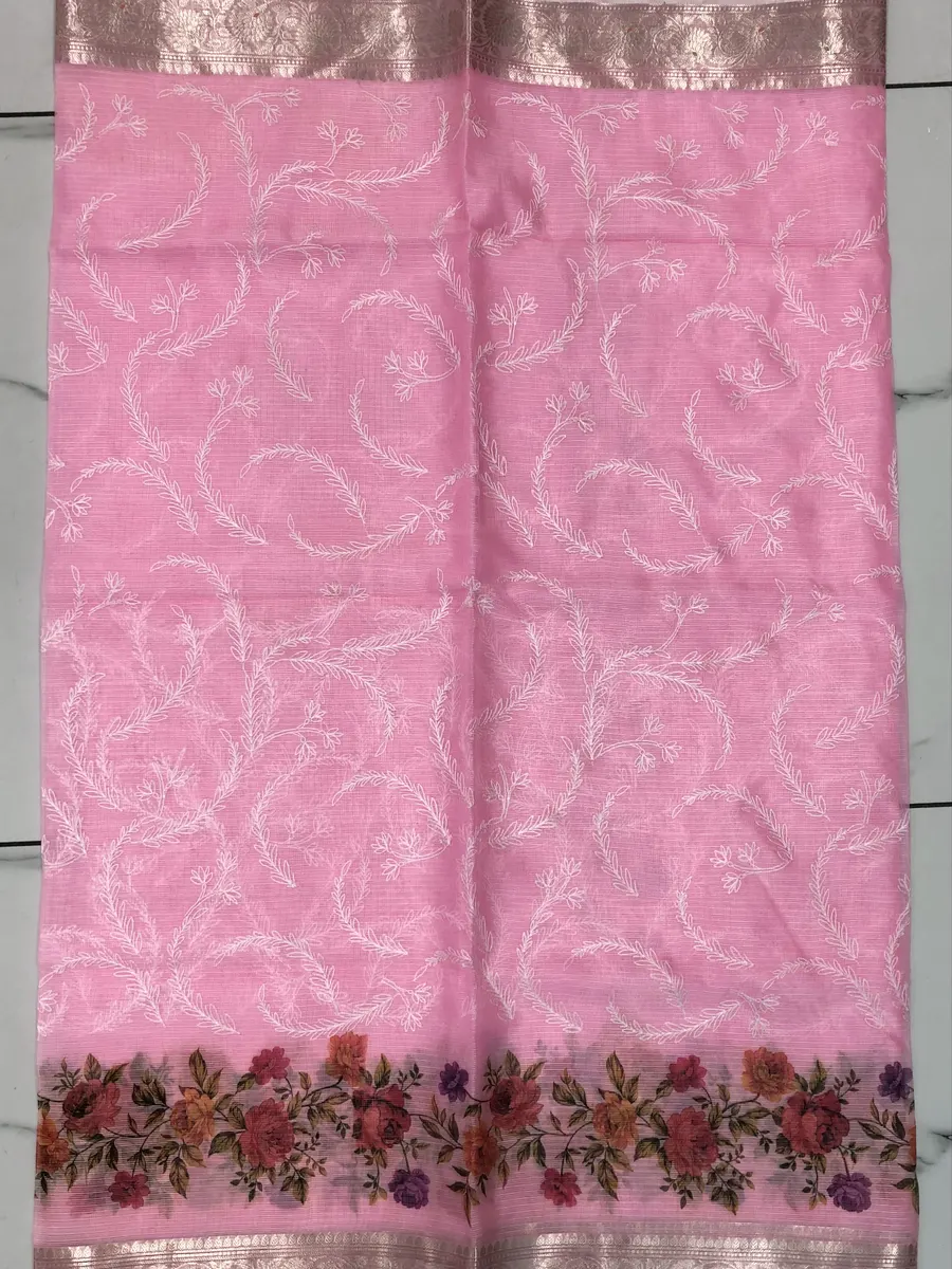 Silk Kota Work Sarees