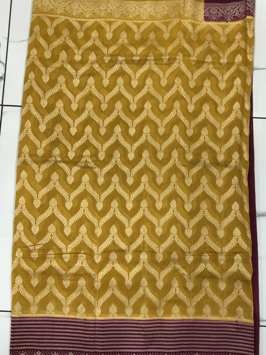 Tusser Georgettes Sarees