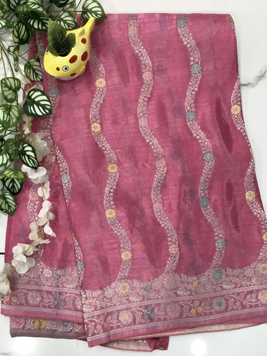 Benaras Chinon Crepes Sarees